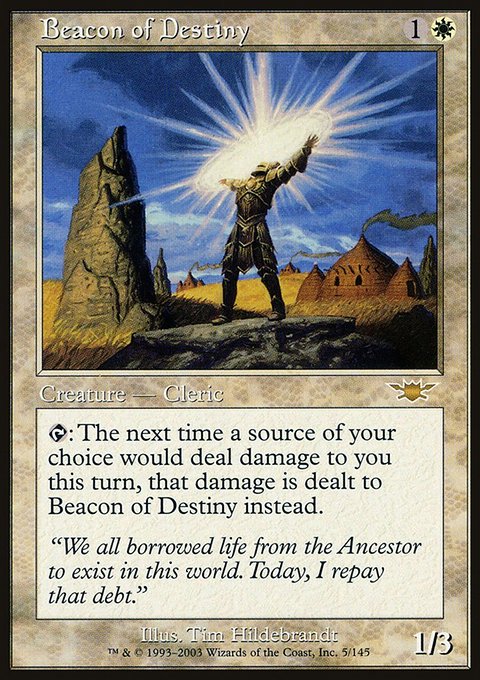 Beacon of Destiny, Legions #5, Magic: The Gathering card