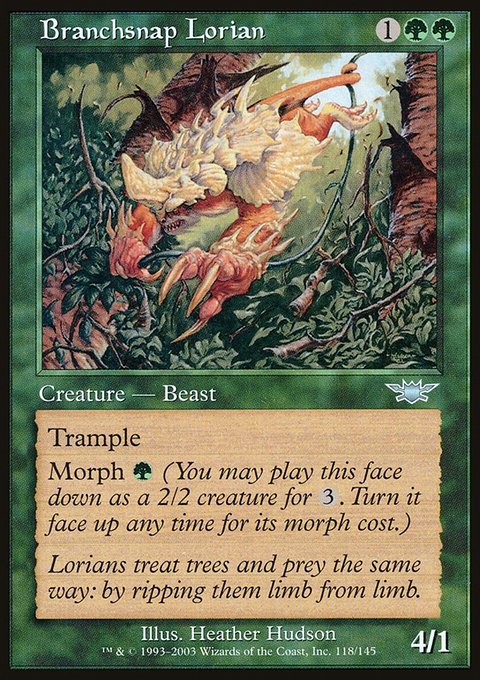 Branchsnap Lorian, Legions #118, Magic: The Gathering card