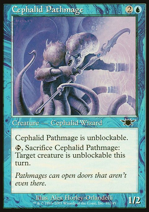Cephalid Pathmage, Legions #31, Magic: The Gathering card