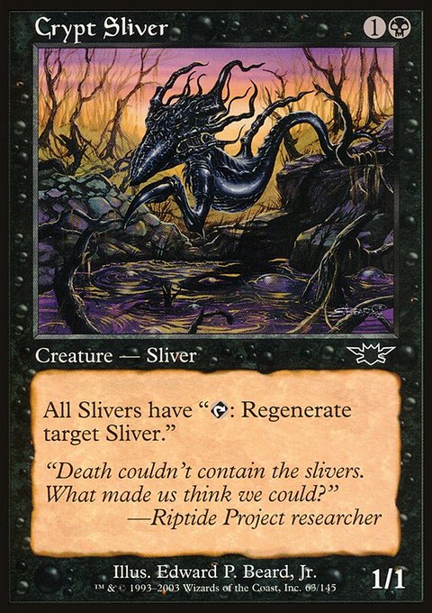 Crypt Sliver, Legions #63, Magic: The Gathering card