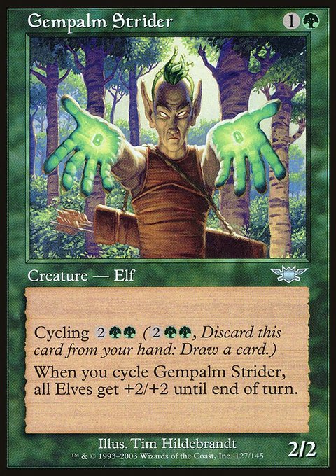 Gempalm Strider, Legions #127, Magic: The Gathering card