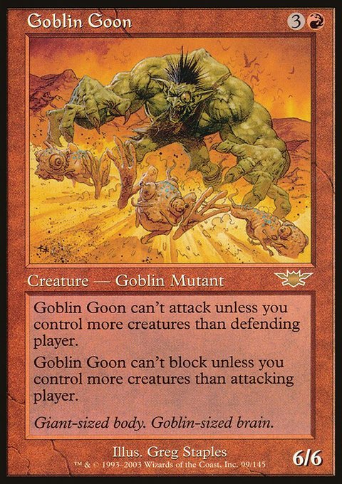 Goblin Goon, Legions #99, Magic: The Gathering card