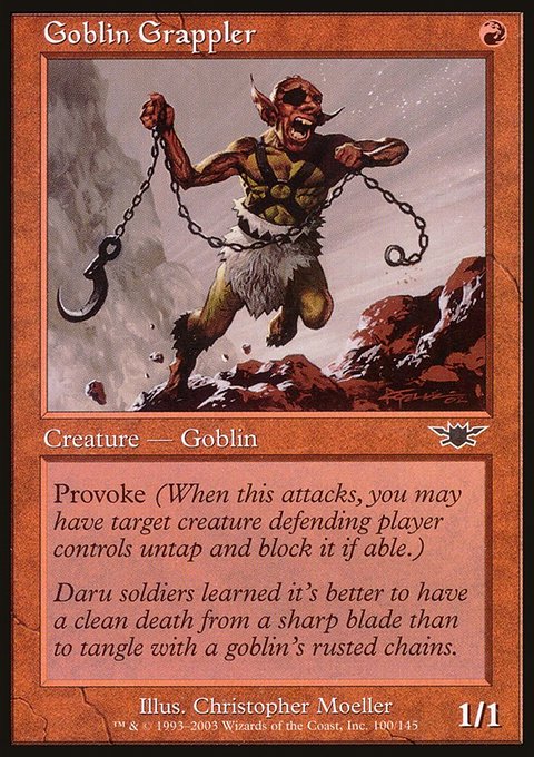 Goblin Grappler, Legions #100, Magic: The Gathering card
