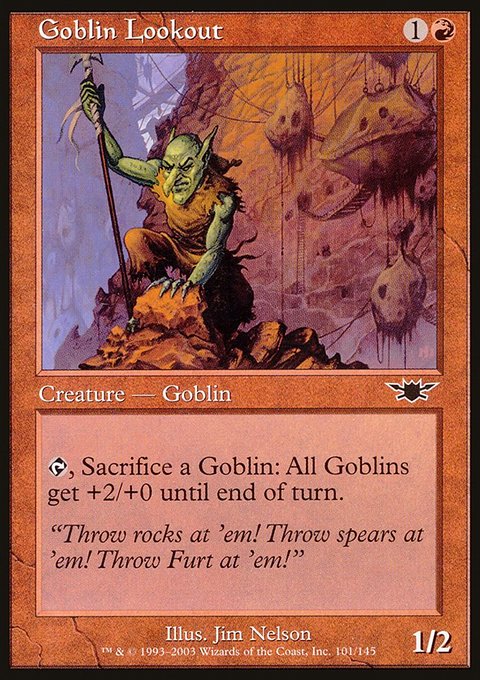 Goblin Lookout, Legions #101, Magic: The Gathering card