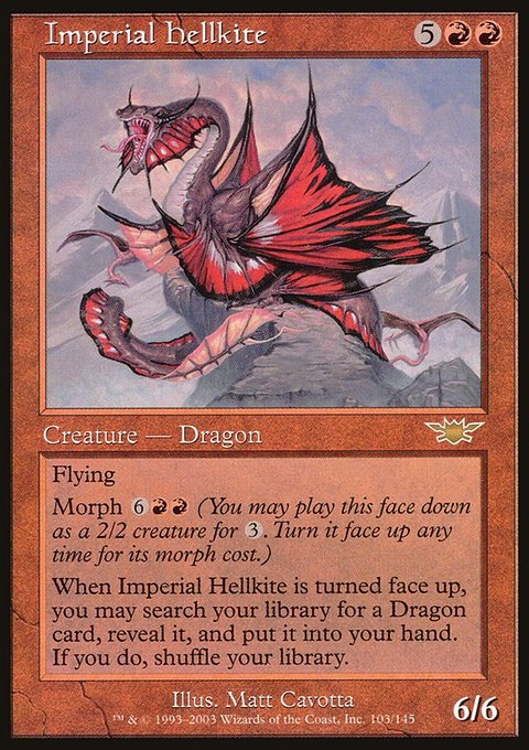 Imperial Hellkite, Legions #103, Magic: The Gathering card