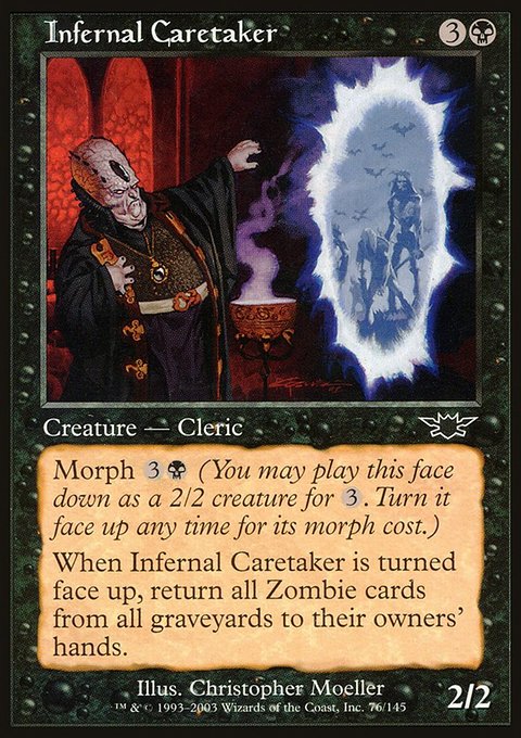Infernal Caretaker, Legions #76, Magic: The Gathering card