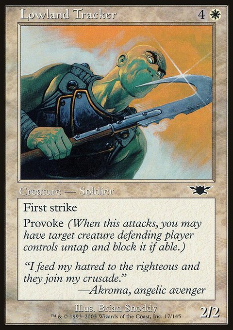 Lowland Tracker, Legions #17, Magic: The Gathering card
