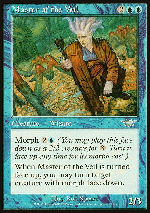Master of the Veil, Legions #43, Magic: The Gathering card