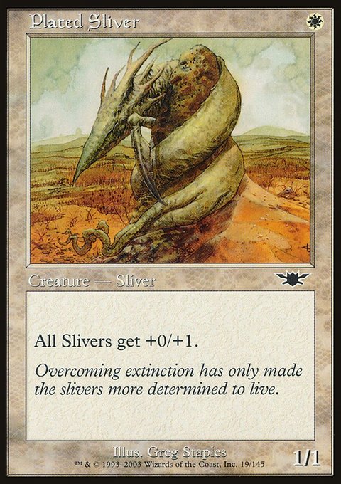 Plated Sliver, Legions #19, Magic: The Gathering card