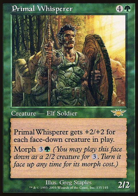 Primal Whisperer, Legions #135, Magic: The Gathering card