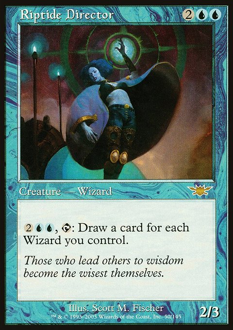 Riptide Director, Legions #50, Magic: The Gathering card