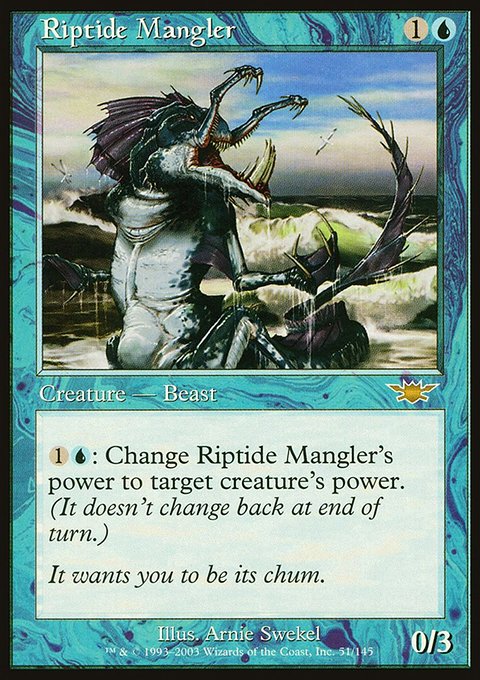 Riptide Mangler, Legions #51, Magic: The Gathering card
