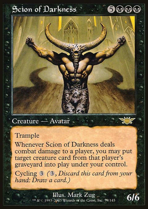 Scion of Darkness, Legions #79, Magic: The Gathering card