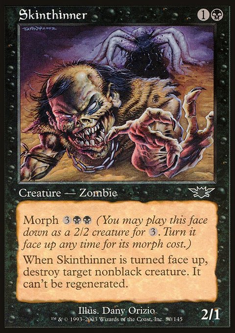Skinthinner, Legions #80, Magic: The Gathering card
