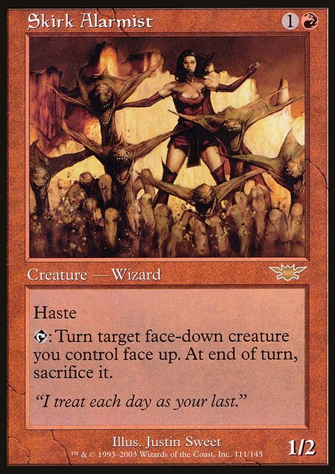 Skirk Alarmist, Legions #111, Magic: The Gathering card