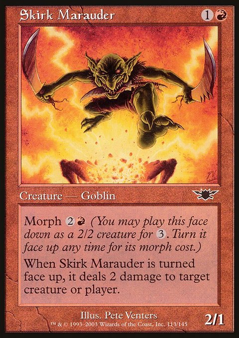 Skirk Marauder, Legions #113, Magic: The Gathering card