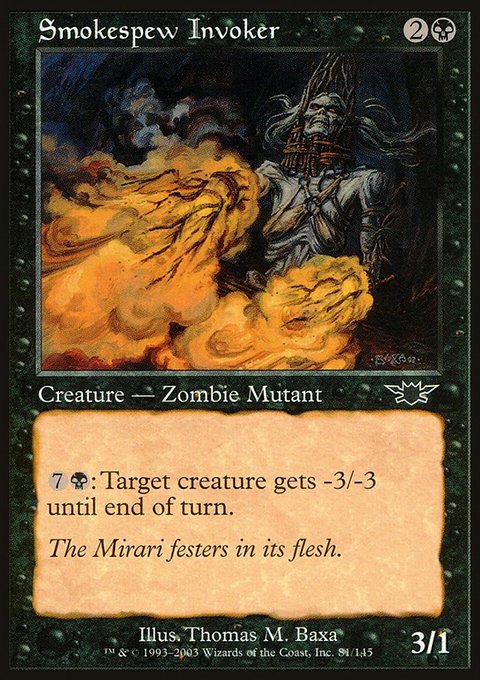 Smokespew Invoker, Legions #81, Magic: The Gathering card