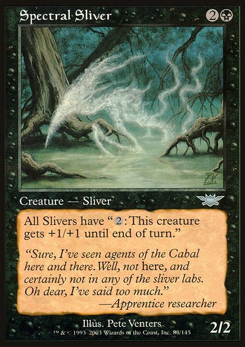 Spectral Sliver, Legions #83, Magic: The Gathering card