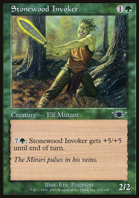 Stonewood Invoker, Legions #139, Magic: The Gathering card