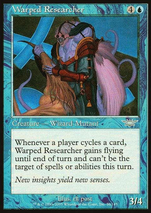 Warped Researcher, Legions #56, Magic: The Gathering card