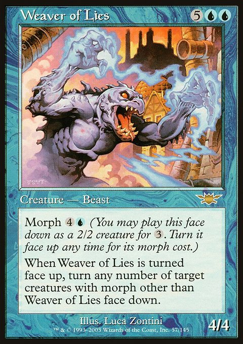 Weaver of Lies, Legions #57, Magic: The Gathering card