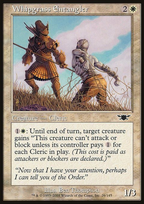 Whipgrass Entangler, Legions #26, Magic: The Gathering card