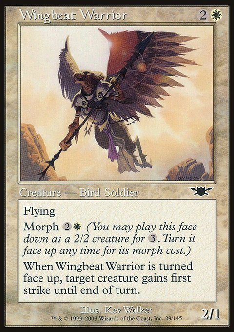 Wingbeat Warrior, Legions #29, Magic: The Gathering card