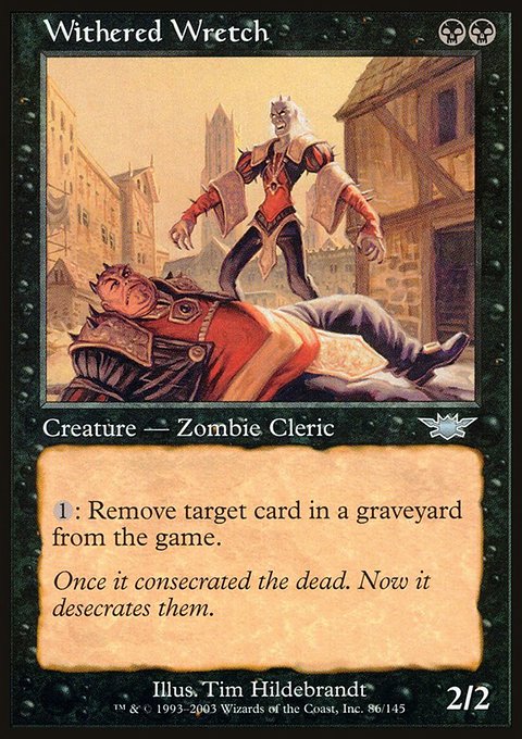 Withered Wretch, Legions #86, Magic: The Gathering card