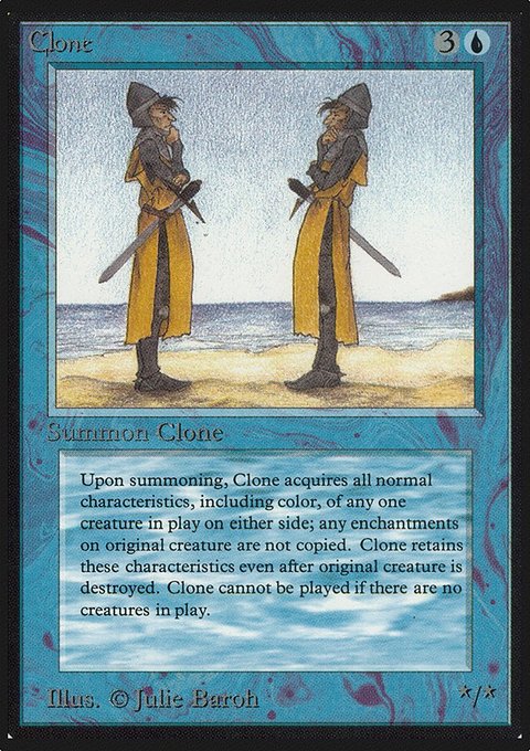 Clone, Limited Edition Alpha #51, Magic: The Gathering card