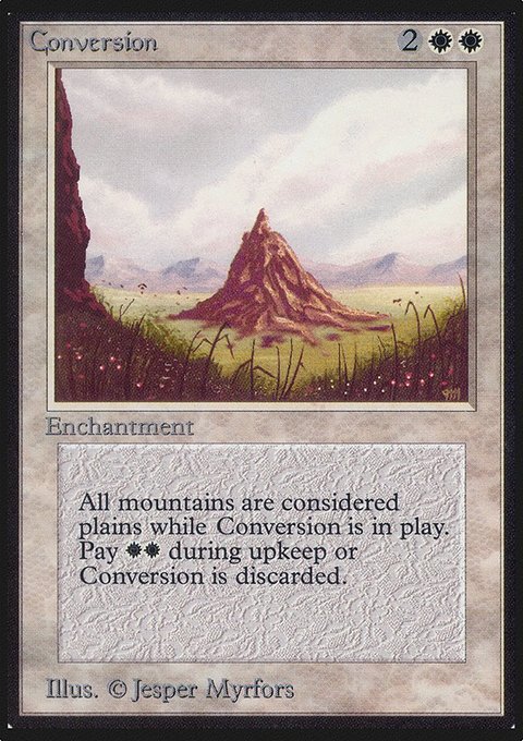 Conversion, Limited Edition Alpha #15, Magic: The Gathering card