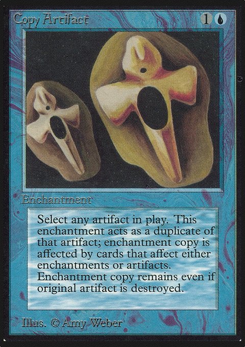 Copy Artifact, Limited Edition Alpha #53, Magic: The Gathering card