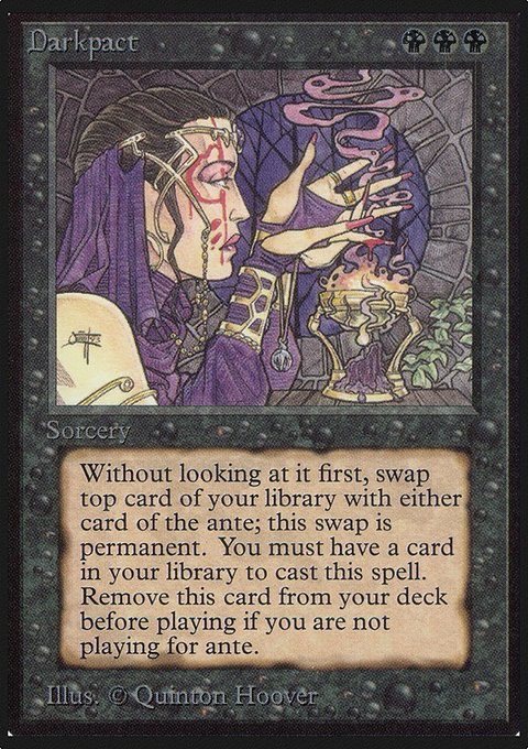 Darkpact, Limited Edition Alpha #99, Magic: The Gathering card