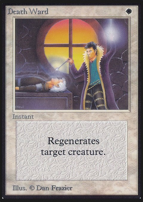 Death Ward, Limited Edition Alpha #17, Magic: The Gathering card
