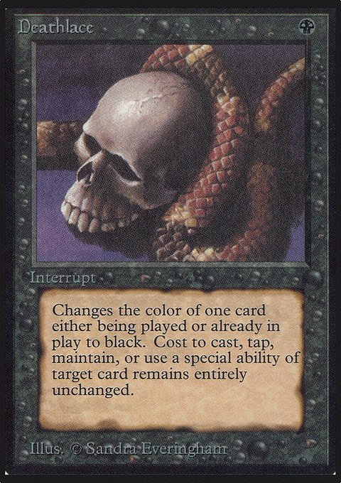 Deathlace, Limited Edition Alpha #101, Magic: The Gathering card