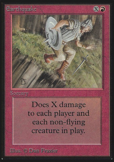 Earthquake, Limited Edition Alpha #146, Magic: The Gathering card