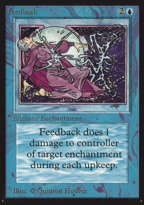Feedback, Limited Edition Alpha #57, Magic: The Gathering card