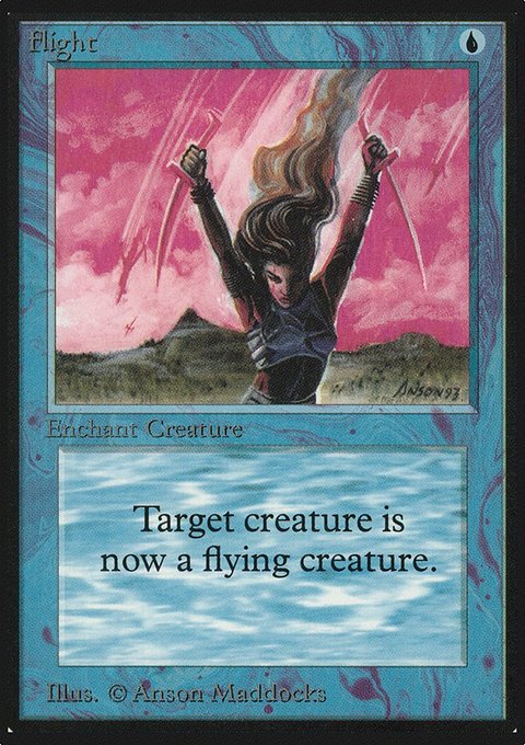 Flight, Limited Edition Alpha #58, Magic: The Gathering card
