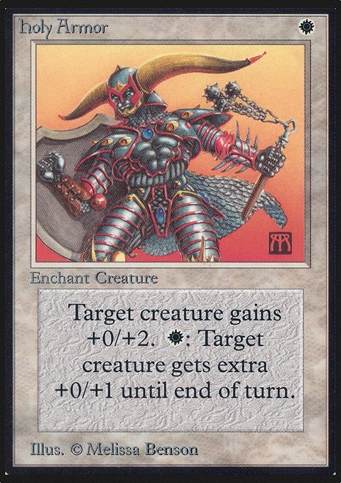 Holy Armor, Limited Edition Alpha #23, Magic: The Gathering card