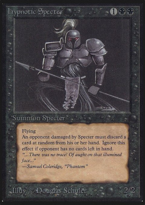 Hypnotic Specter, Limited Edition Alpha #112, Magic: The Gathering card