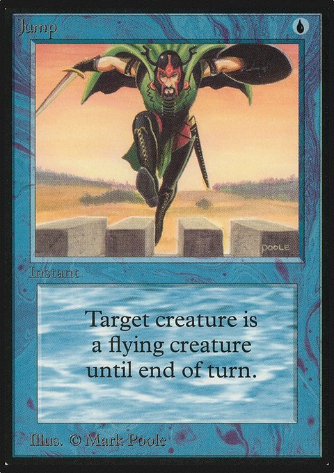 Jump, Limited Edition Alpha #60, Magic: The Gathering card