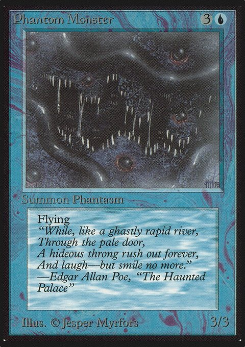 Phantom Monster, Limited Edition Alpha #69, Magic: The Gathering card