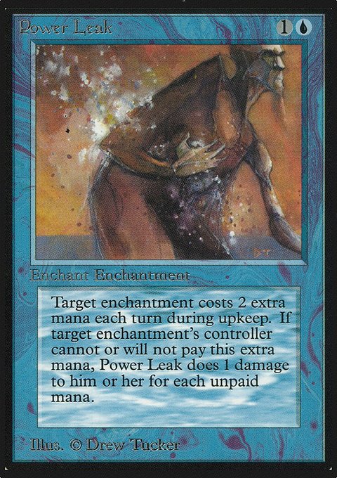 Power Leak, Limited Edition Alpha #71, Magic: The Gathering card