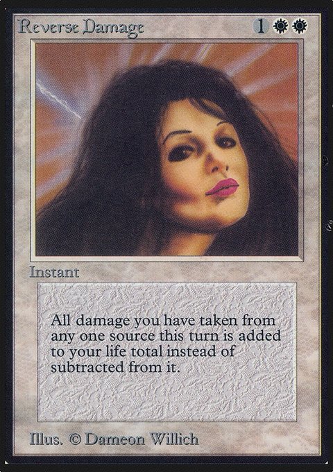 Reverse Damage, Limited Edition Alpha #35, Magic: The Gathering card