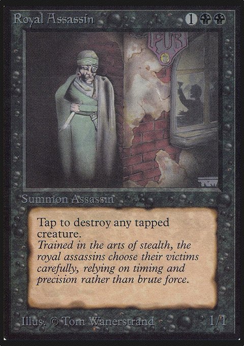 Royal Assassin, Limited Edition Alpha #123, Magic: The Gathering card