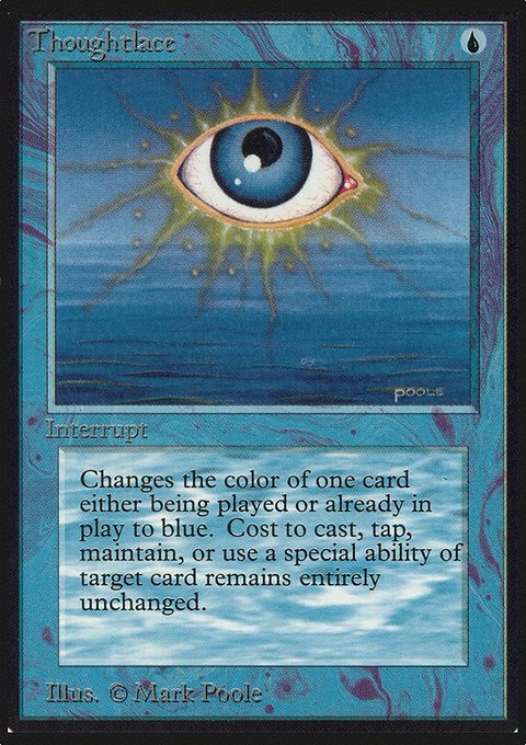 Thoughtlace, Limited Edition Alpha #82, Magic: The Gathering card