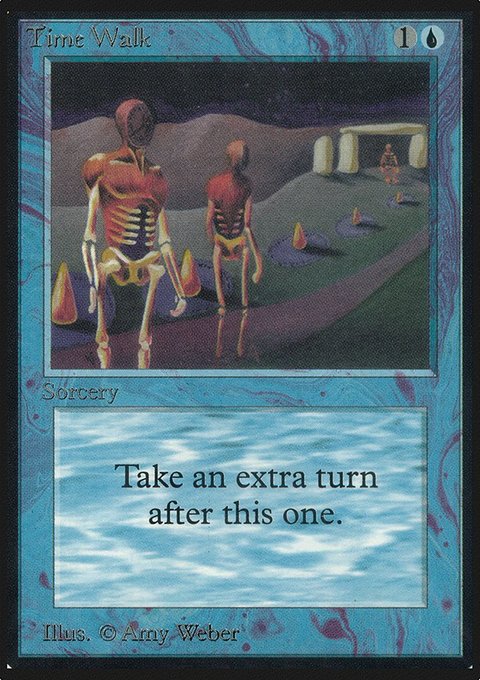 Time Walk, Limited Edition Alpha #83, Magic: The Gathering card
