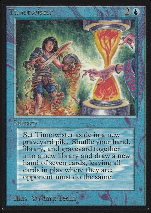 Timetwister, Limited Edition Alpha #84, Magic: The Gathering card