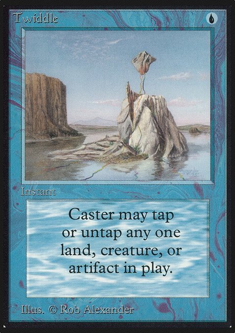 Twiddle, Limited Edition Alpha #85, Magic: The Gathering card