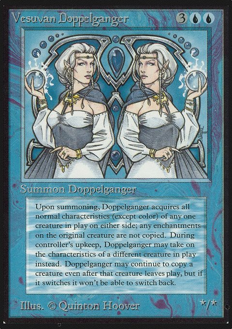 Vesuvan Doppelganger, Limited Edition Alpha #87, Magic: The Gathering card