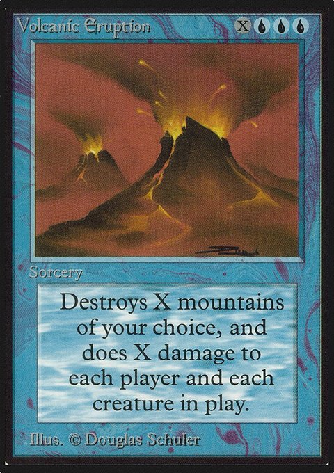 Volcanic Eruption, Limited Edition Alpha #88, Magic: The Gathering card